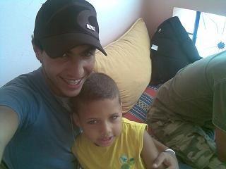 me and my little cousin